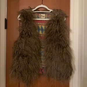 Boho Fur Vest